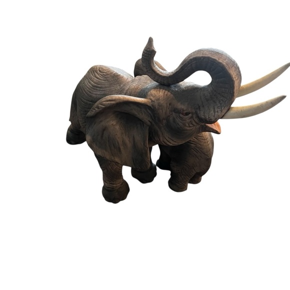 Elephant Family Andrea by Sadek 2992 Mother and Baby Trunk Up Precious - Picture 6 of 13